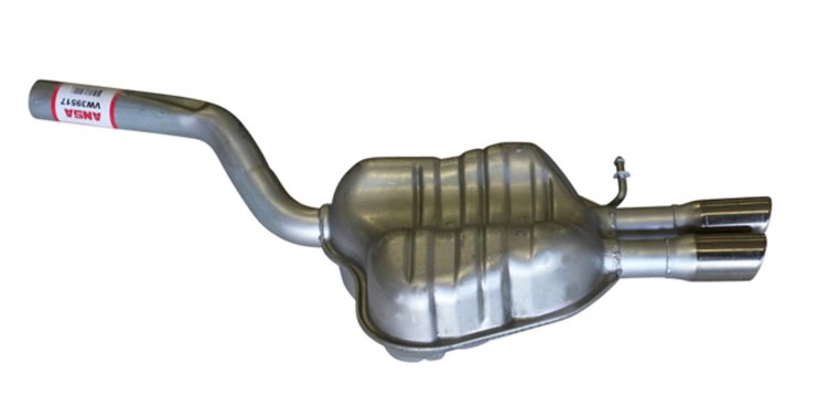 VW39517 Muffler - Rear, ANSA OER