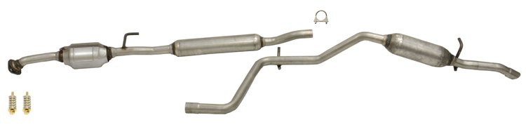 XRPT4012 Exhaust Tip - Universal; 2-1/2 In. Inlet; 12 in. x 4 In. OAL; Inside Roll Pencil; Chrome Plated