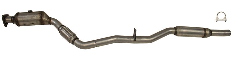 XS0426 Muffler - Xlerator Stainless Steel; 2.5 In. Inlet; 2.5 In. Outlet; C/CR Config.; 18 In. Body; 24 In. ...