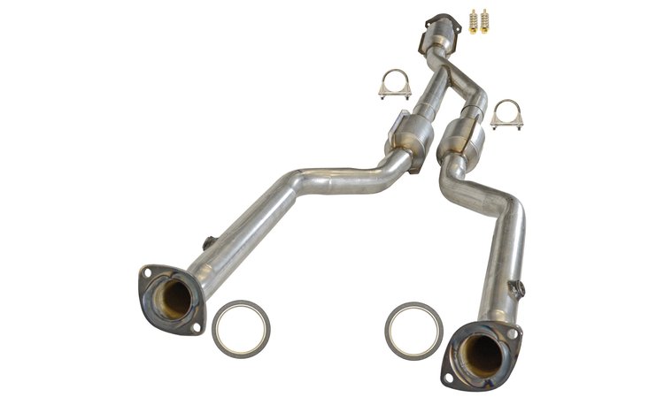 XS1149 Muffler - Xlerator Stainless Steel; 2.25 In. Inlet; 2.25 In. Outlet; C/O-OO Config.; 14 In. Body; 20 ...