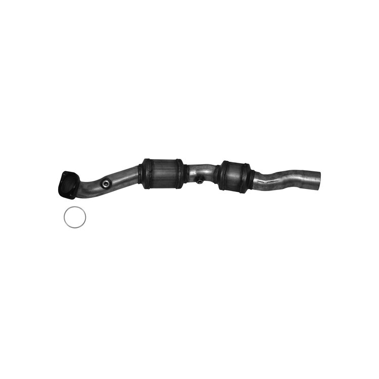 XSAC31218 Exhaust Tip - Universal; 2-1/4 In. Inlet; 18 in. X 3-1/2 In. OAL; Angle Cut; Natural