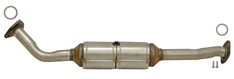XSCB214 Exhaust Tip - Universal; 2-1/4 In. Inlet; 9 in. x 4-3/4 In. OAL; Chevrolet Bowtie; Natural