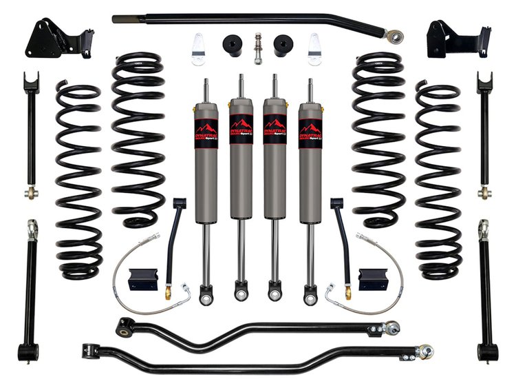 4.50 in. EnduroSport Suspension Lift Kit System 4, 2007-2018 Jeep Wrangler JK