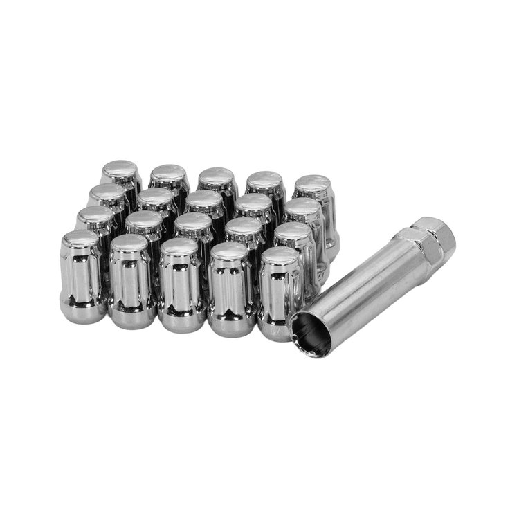 5740K5 Closed End Chrome 1/2 in. Spline Lug Nut Kit [20-Lug Kit]