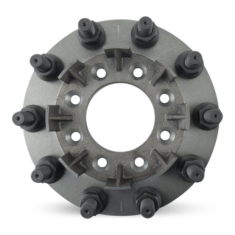 WA02-8200F Steel Wheel Adapter 8 x 200 mm Hub to 10 x 285.75 mm Wheel w/142.2 mm Bore [Front]