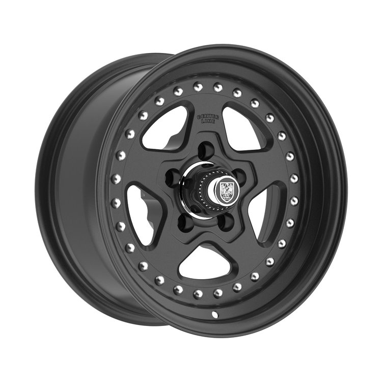 003SB-57061-06 Telstar 2.0 Wheel [Wheel Size: 15" x 7"] Satin Black Center with Satin Black Step Lip