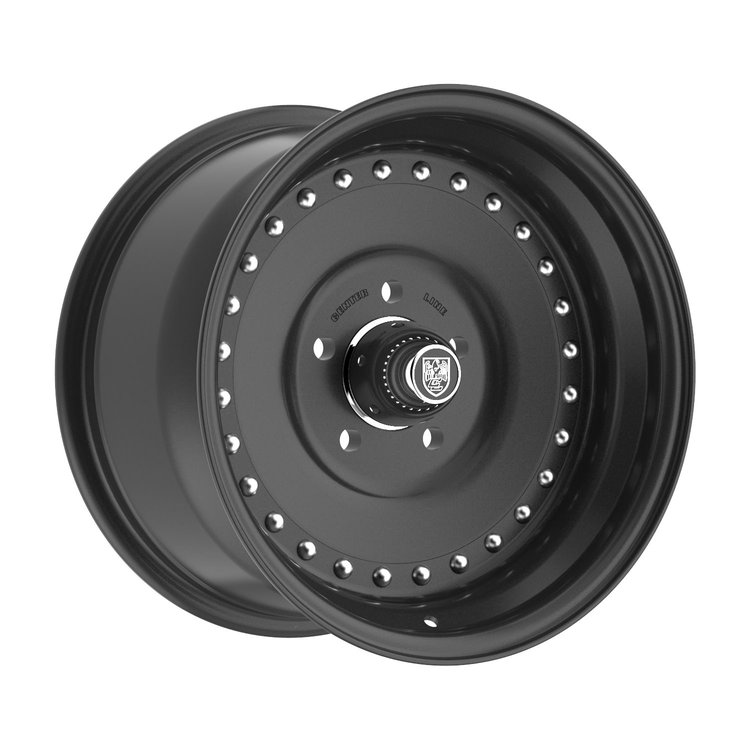 005SB-58561+03 Auto Drag 2.0 Wheel [Wheel Size: 15" x 8.50"] Satin Black Center with Satin Black Step Lip