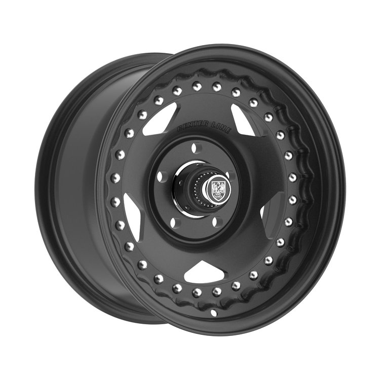 000SB-57065-06 Convo Pro 2.0 Wheel [Wheel Size: 15" x 7"] Satin Black Center with Satin Black Convo Lip