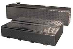 L-Shaped Liquid Transfer Tank .125" Black-Tread Aluminum