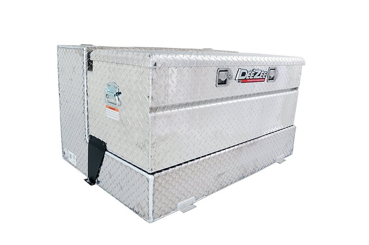 DZ92647 Specialty Series Combo L-Shaped Tool Box/Liquid Transfer Tank Fits Select Ram, Dodge, GM, Ford, Nissan