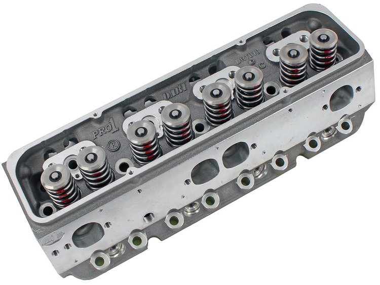Assembled Platinum Pro 1 Aluminum Cylinder Head [Angled Plug]