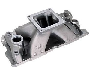 Small Block Chevy Intake Manifold Holley Dominator (4500) Carb Flange