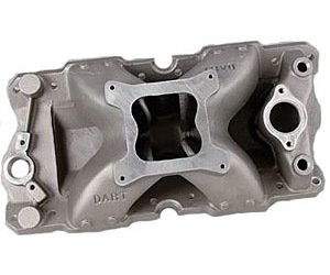Small Block Chevy Intake Manifold Holley 4150 Carb Flange