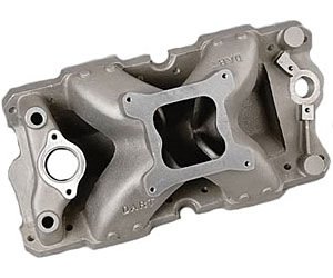 Small Block Chevy Intake Manifold Standard 4150 Carb Flange