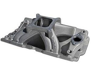 Small Block Chevy Intake Manifold 4150 Carb Flange