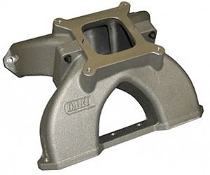 Small Block Chevy Intake Manifold 4150 Carb Flange