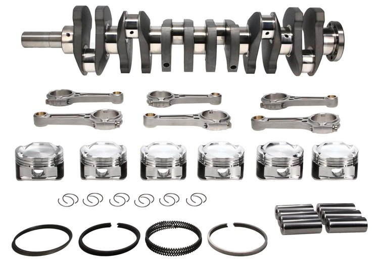 9-2JZ86-ARK Rotating Assembly for Toyota 2JZ Engines [MGP Aluminum Connecting Rods, 86 mm Stroke Crankshaft]
