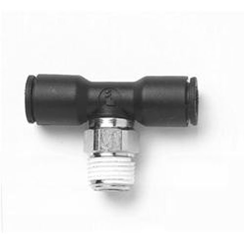 Air Line Quick Disconnect 1/4" OD Quick Disconnect to 1/8" NPT Tee Fitting
