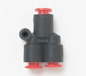 Air Line Quick Disconnect 1/4" OD Quick Disconnect 3 Way Y-Fitting