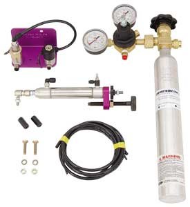 TS40 Double Acting Knob Adjust Linkage Throttle Stop & CO2 Bottle Kit Large Bore Cylinder