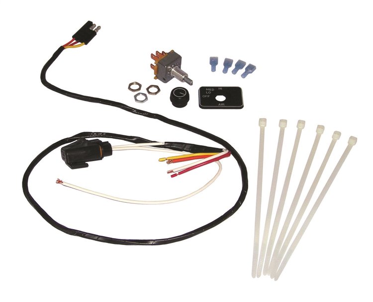 4-Position Heater Switch with Wiring Harness