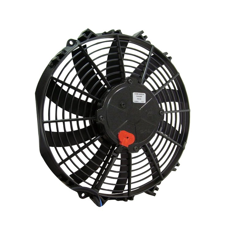 Champion-Series Low-Profile Electric Cooling Fan, Diameter: 11 in., Type: Single