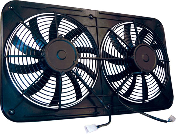 Jetstreme II Platinum-Series Electric Cooling Fan, Diameter: 12 in., Type: Dual