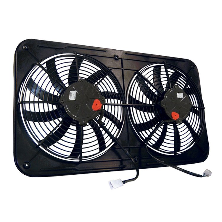 Jetstreme II Series Electric Cooling Fan, Diameter: 12 in., Type: Double, 2,310 cfm