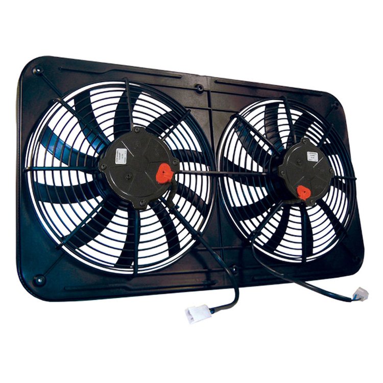 Jetstreme II Series Electric Cooling Fan, Diameter: 12 in., Type: Double, 2,600 cfm