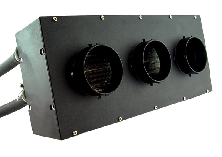 Stoker-Series Heater, (3) 3 in. Louver Outlets