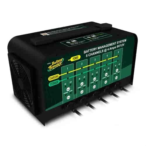 5-Bank Battery Charger 12V/6V @ 4 Amps Per Bank