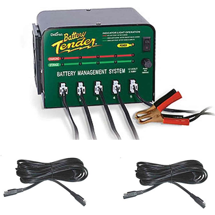 5-Bank Battery Charger and Extension Kit