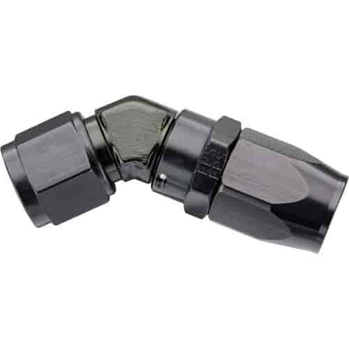 -8 X 45 LOW PROFILE FORGED HOSE END BLACK