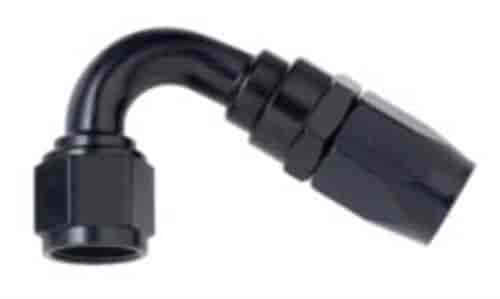 -16 AN x 120 Degree Series 3000 Power Flow Hose End [Black]