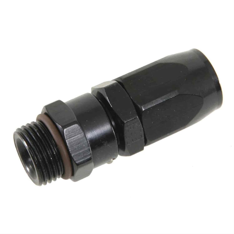 -16 STRAIGHT X 1 1/16 - 12 12 HOSE END BLACK
