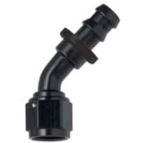 204508-BL Series 8000 Push-Lite Race Hose End 45-Degree