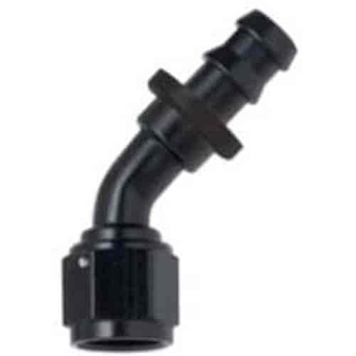 204516-BL Series 8000 Push-Lite Race Hose End 45-Degree