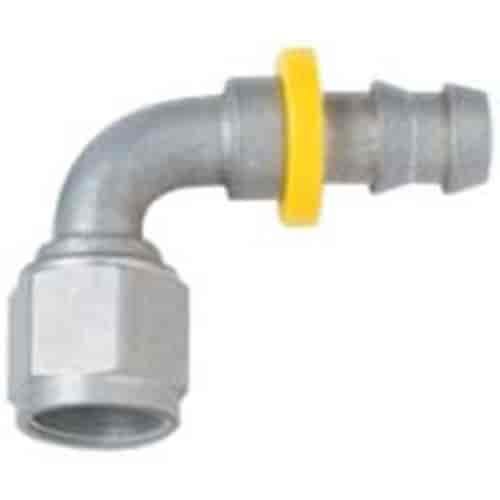 Series 8000 Push-Lite Race Hose End 90-Degree
