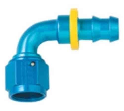 209010 Series 8000 Push-Lite Race Hose End 90-Degree