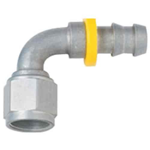 Series 8000 Push-Lite Race Hose End 90-Degree