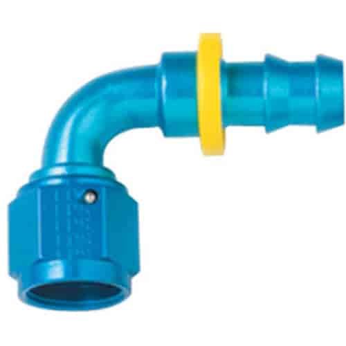 209012 Series 8000 Push-Lite Race Hose End 90-Degree