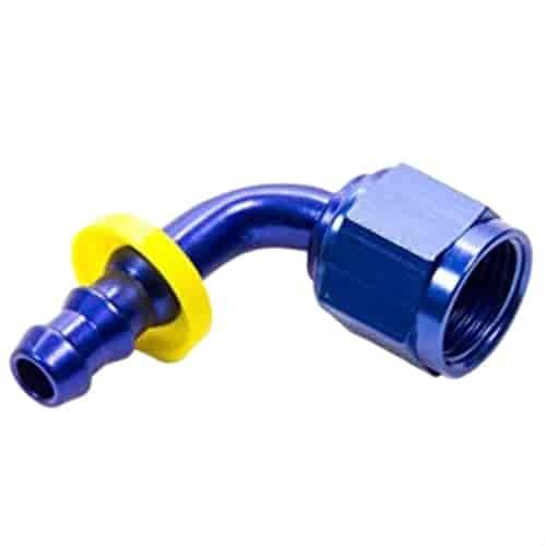 Series 8000 Push-Lite Race Hose End 90-Degree X Reducer