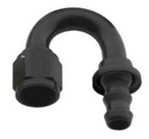 218016-BL Series 8000 Push-Lite Race Hose End 180-Degree