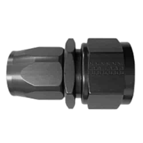 -10 AN Female Nut x -8 AN Hose Reducing Hose End [Black]