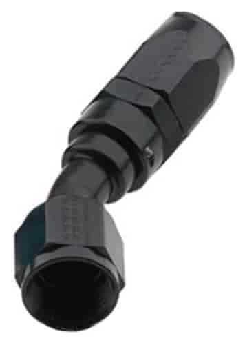 -6 NUT X -8 HOSE 30 DEGREE EXPANDING HOSE END BLACK
