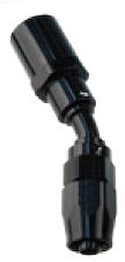 223006B-6QD Hose End [Series 2000 Pro-Flow, -6 AN Hose to 3/8 in. Quick-disconnect, 30 Degree, Black]