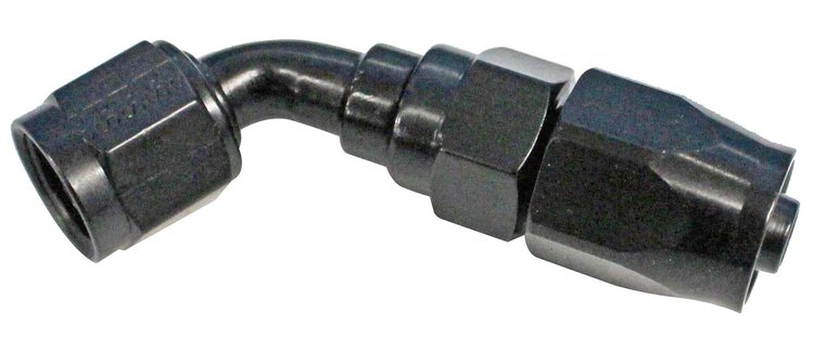 226006-BL Series 2000 Pro-Flow Hose End 60 Degree [-6 AN, Black]