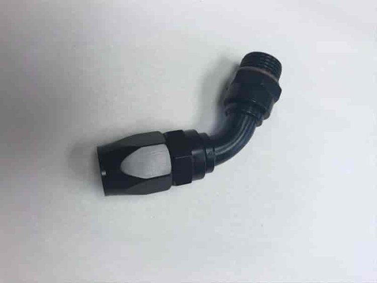-10 MALE RAD. FITTING X 60 PRO-FLOW HOSE END BLACK