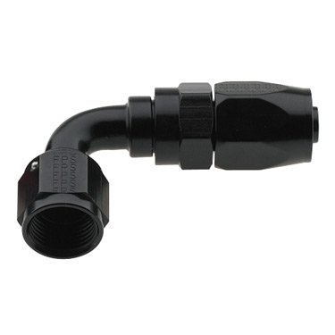 -8 AN x 90 Degree Pro-flow Hose End [Black]