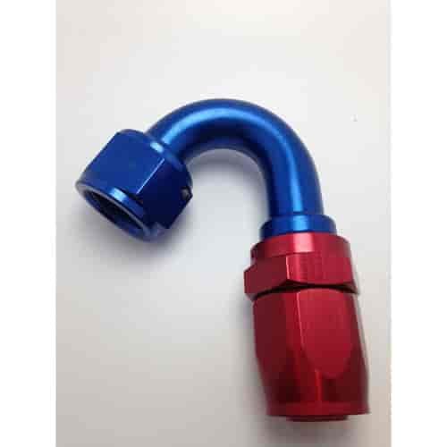 -10 NUT x -12 HOSE REDUCING HOSE END 150 DEGREE